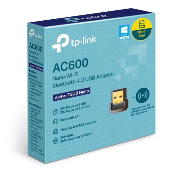 Placa de Red Nano Bluetooth USB Tp-Link AC600 Dual Band Placa de Red Nano Bluetooth USB Tp-Link AC600 Dual Band